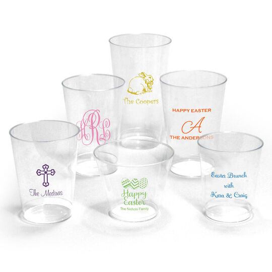 Design Your Own Easter Clear Plastic Cups